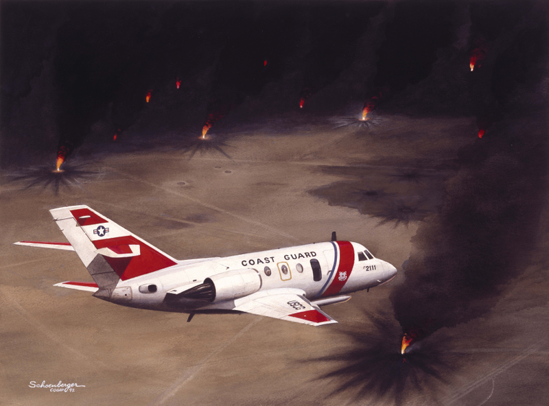 Illustration for article titled The Coast Guard Bids A Sad Farewell To Their Last HU-25 Guardian Jet